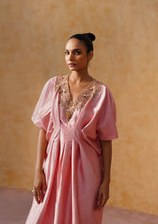 Reva Kaftan Dress Baby Pink