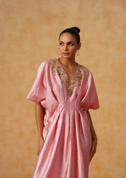 Reva Kaftan Dress Baby Pink