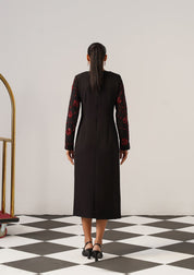 Rosina Midi Dress Black