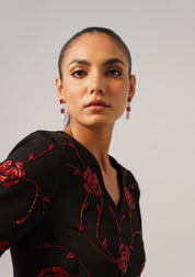 Rosina Midi Dress Black