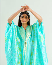 Aquamarine Kaftan Bandhej