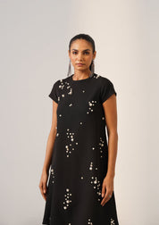 Cheetah Dress Black