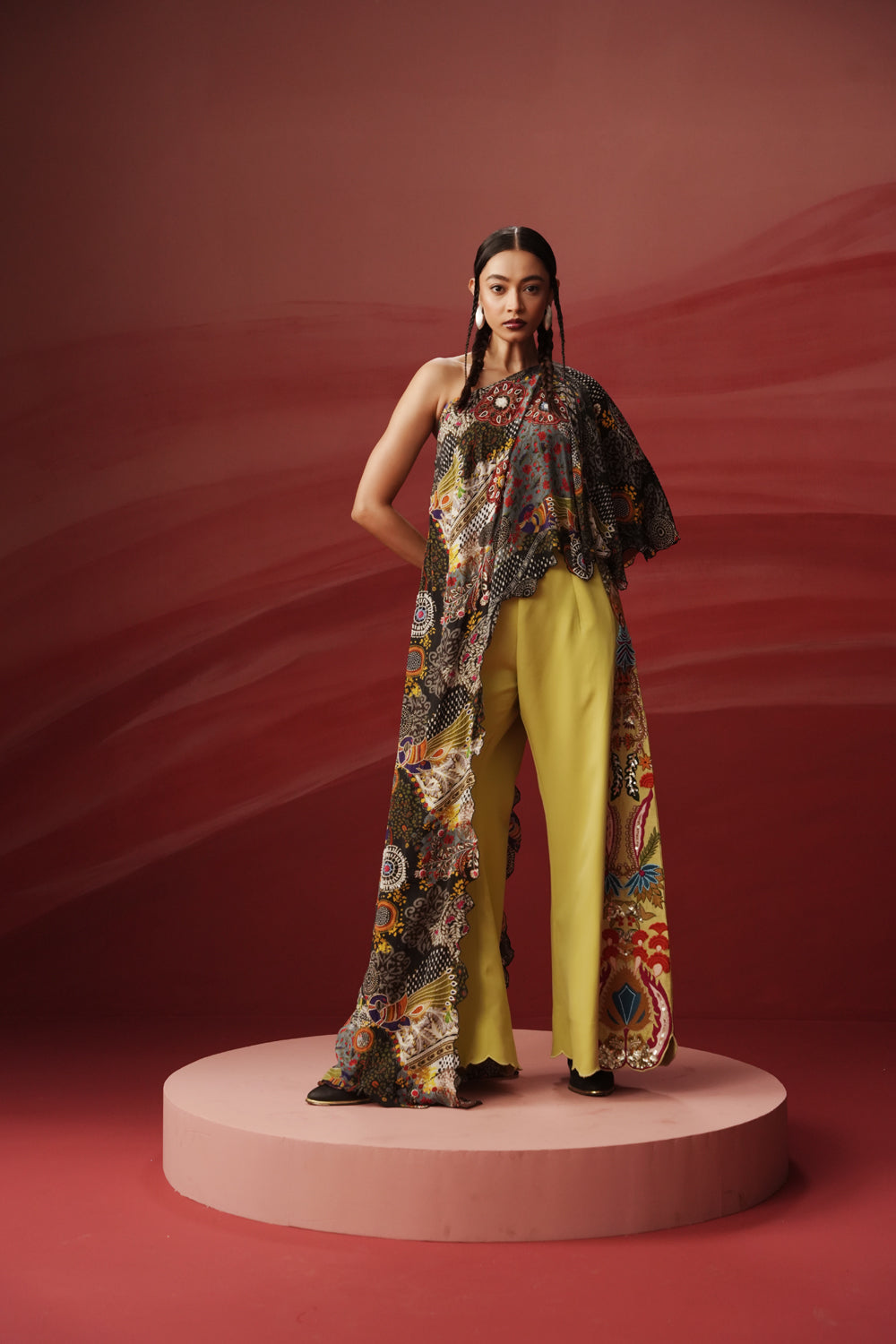 Valeske Printed Top & Pants Set
