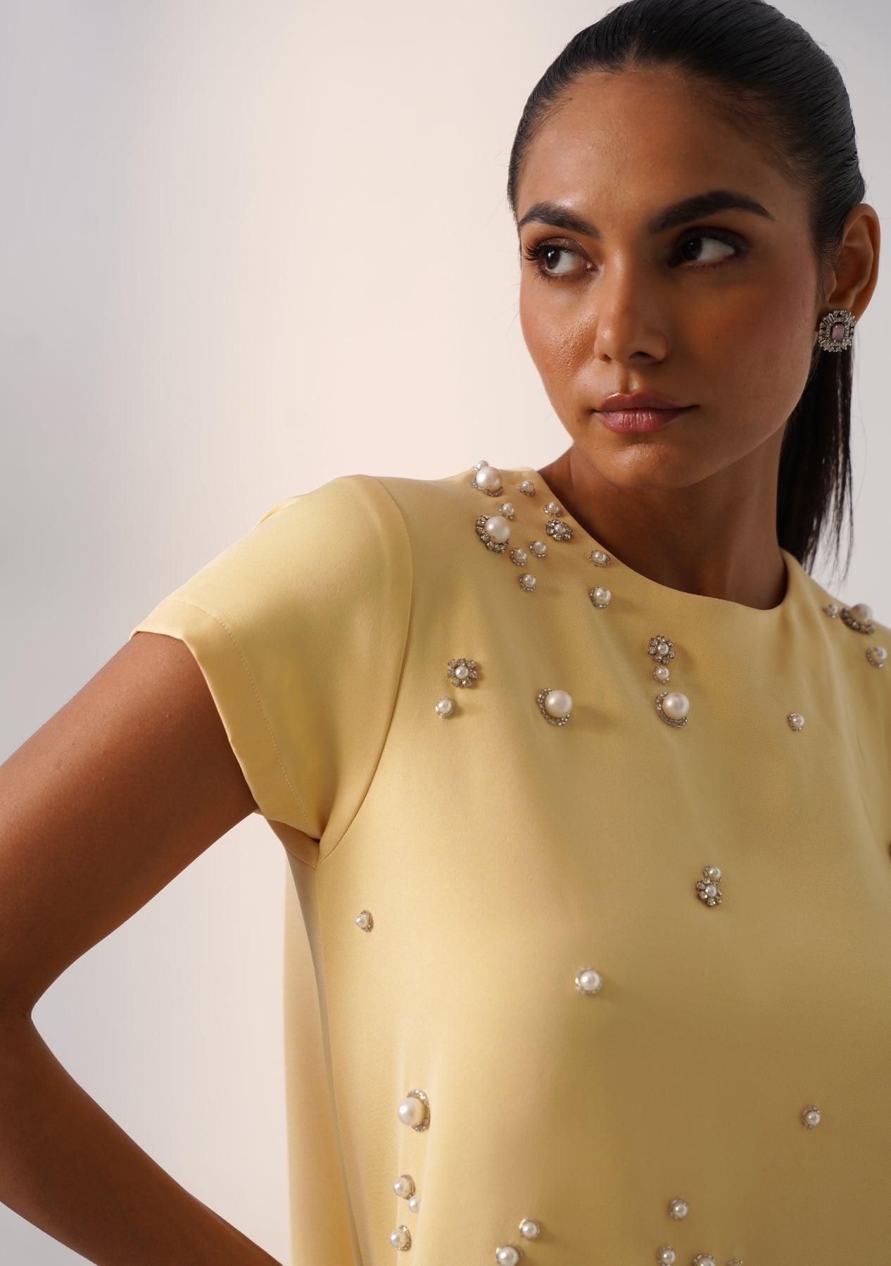 Cheetah Dress Butter Yellow