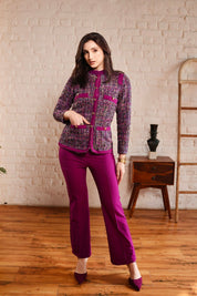 Celeste Tweed Blazer Set 2pc