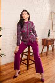 Celeste Tweed Blazer Set 2pc