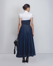 Denim Swirl Dress