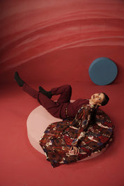 Edel Jumpsuit With Printed Jacket