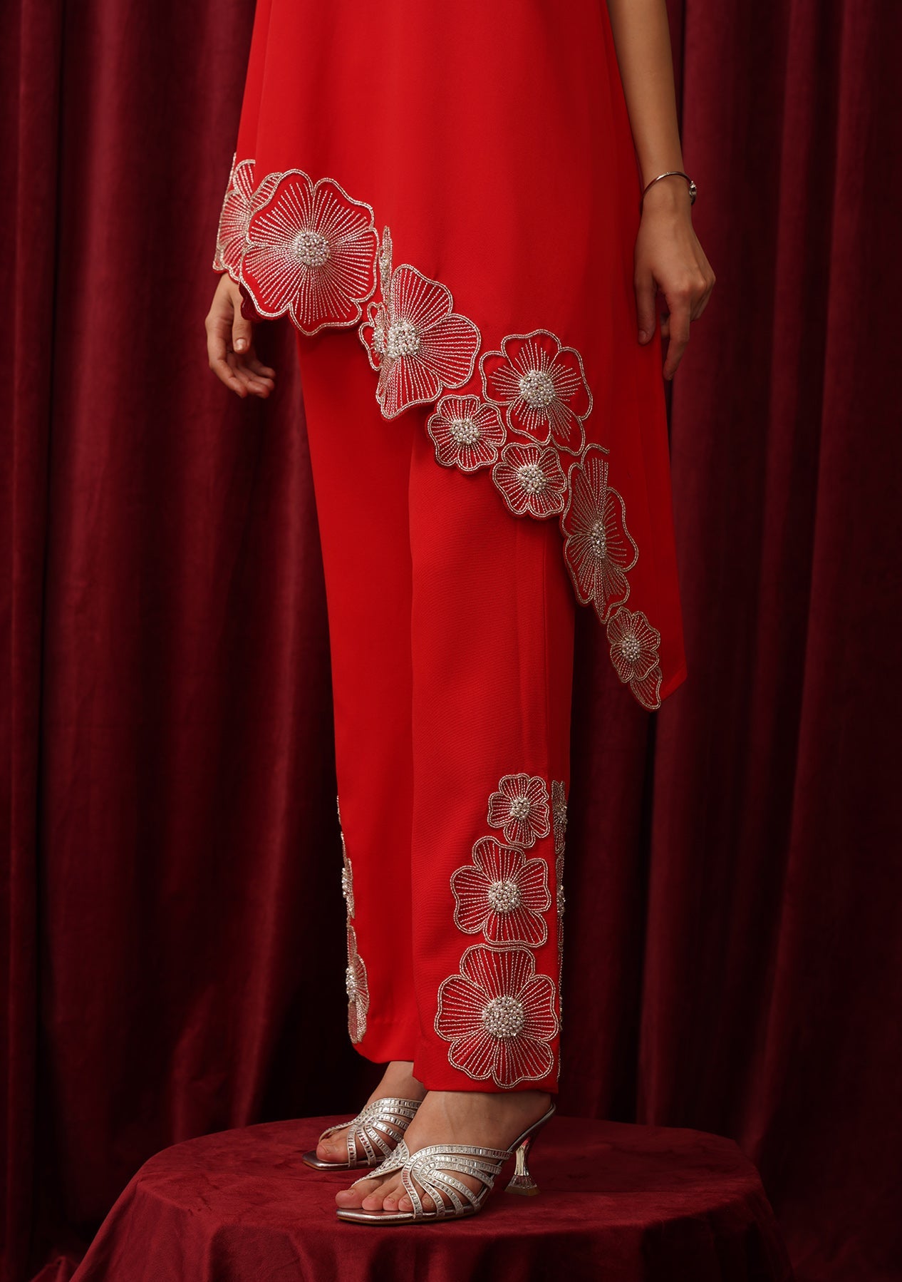 Kai Co-ord Set Red