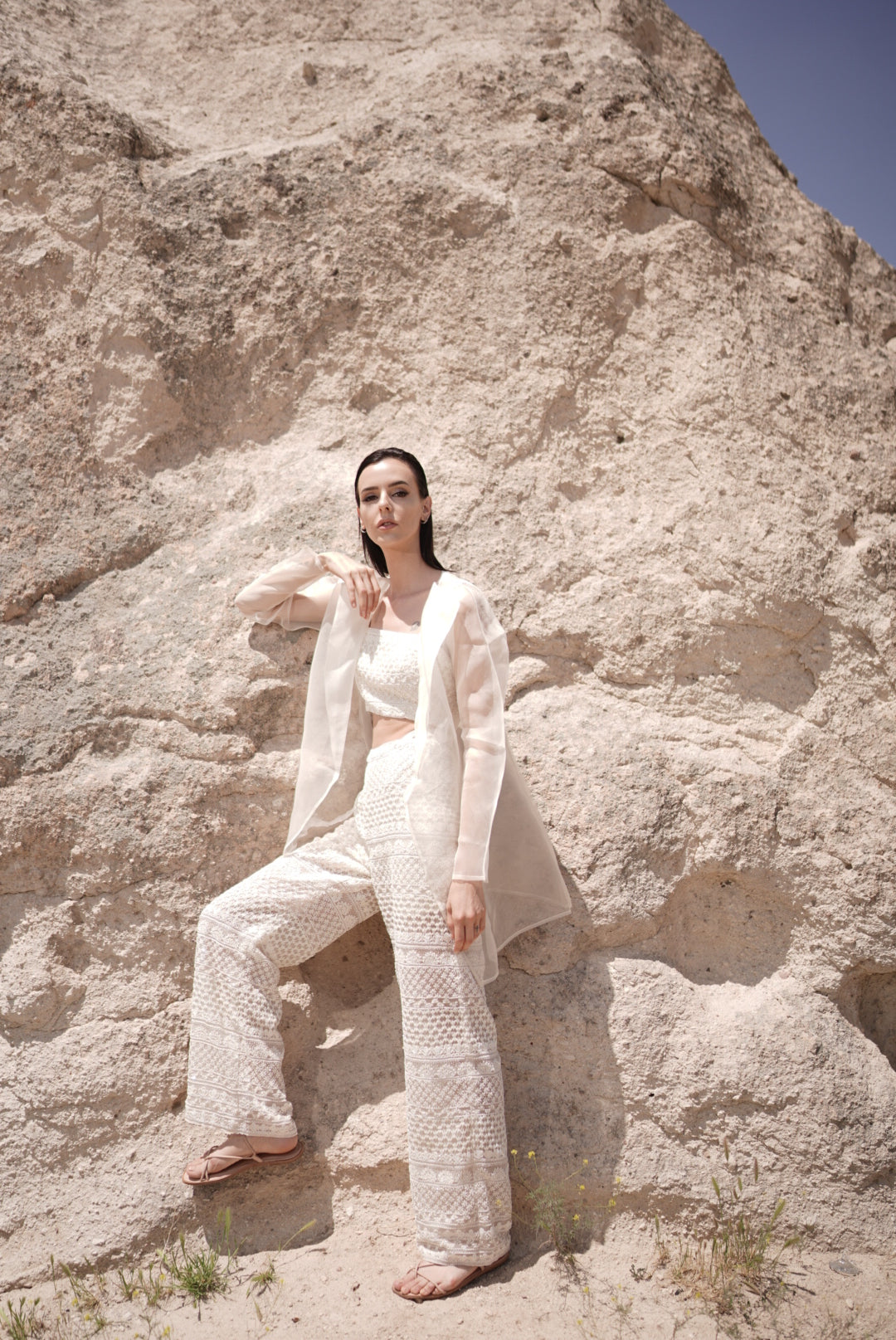 Ivory Jacket Set