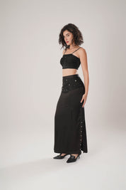 Black Long Skirt