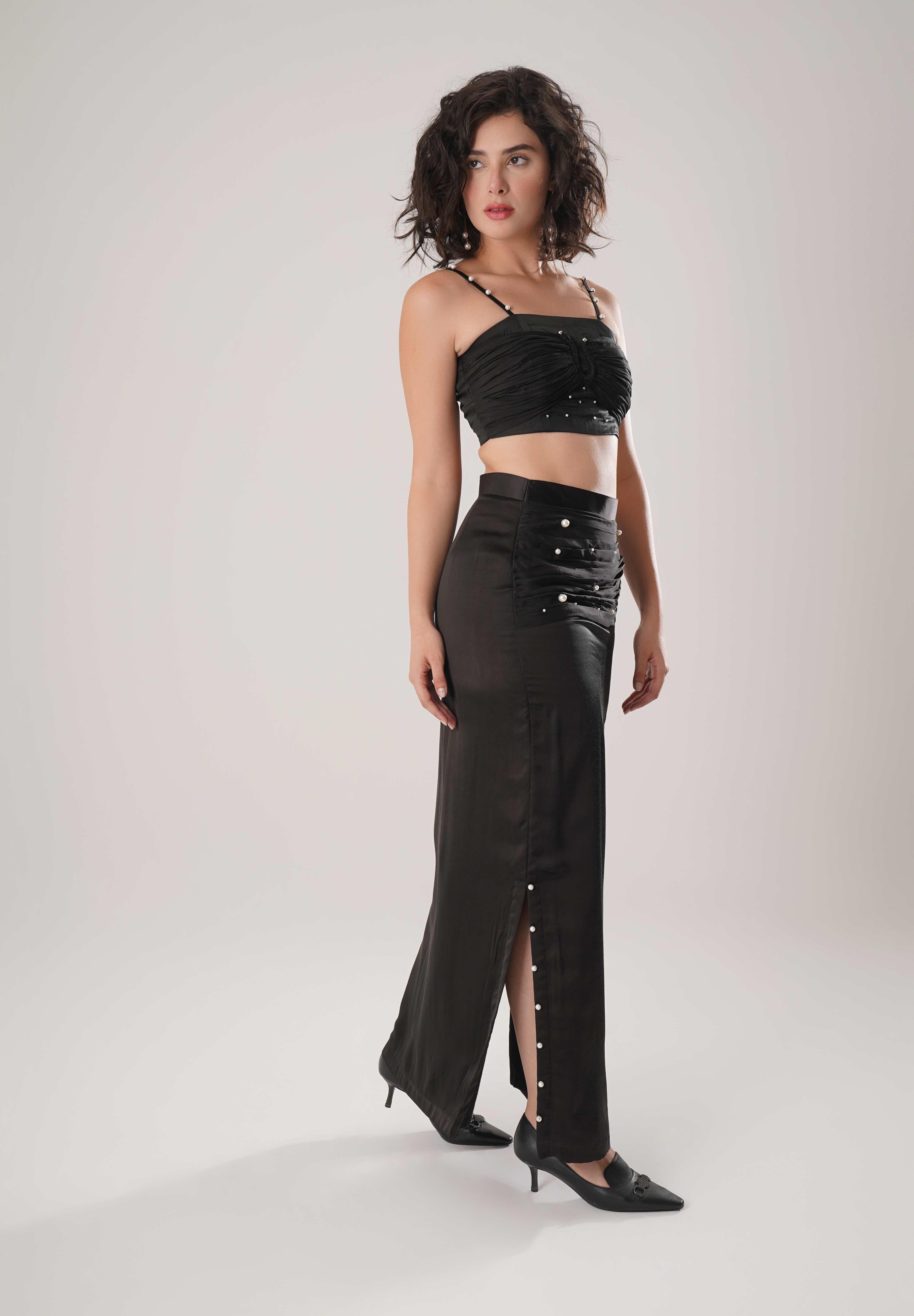 Black Long Skirt