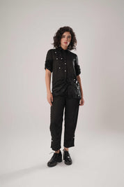 Black Buckle Wrap Set