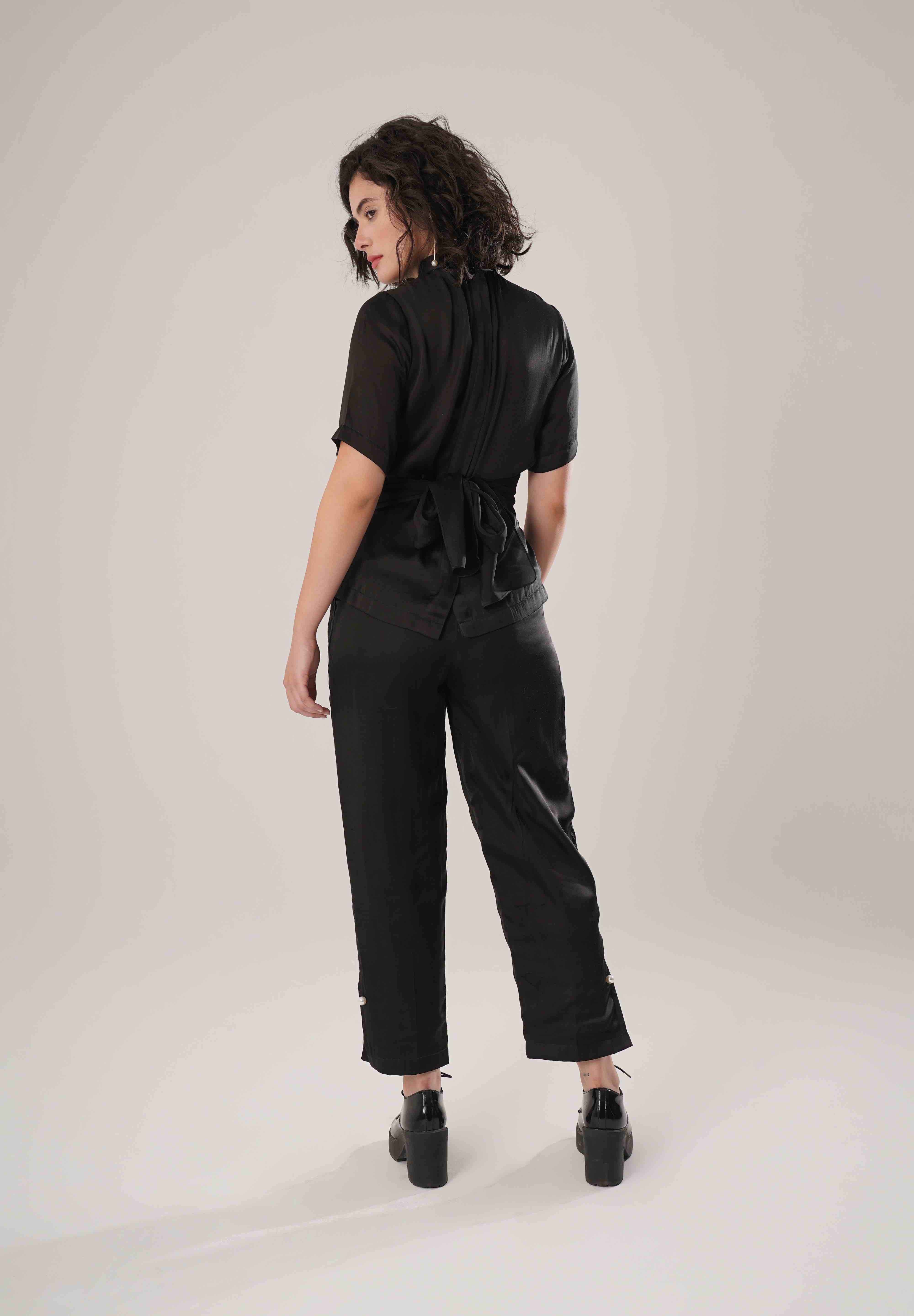 Black Corset Shirt