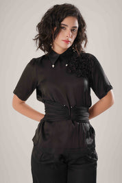 Black Corset Set
