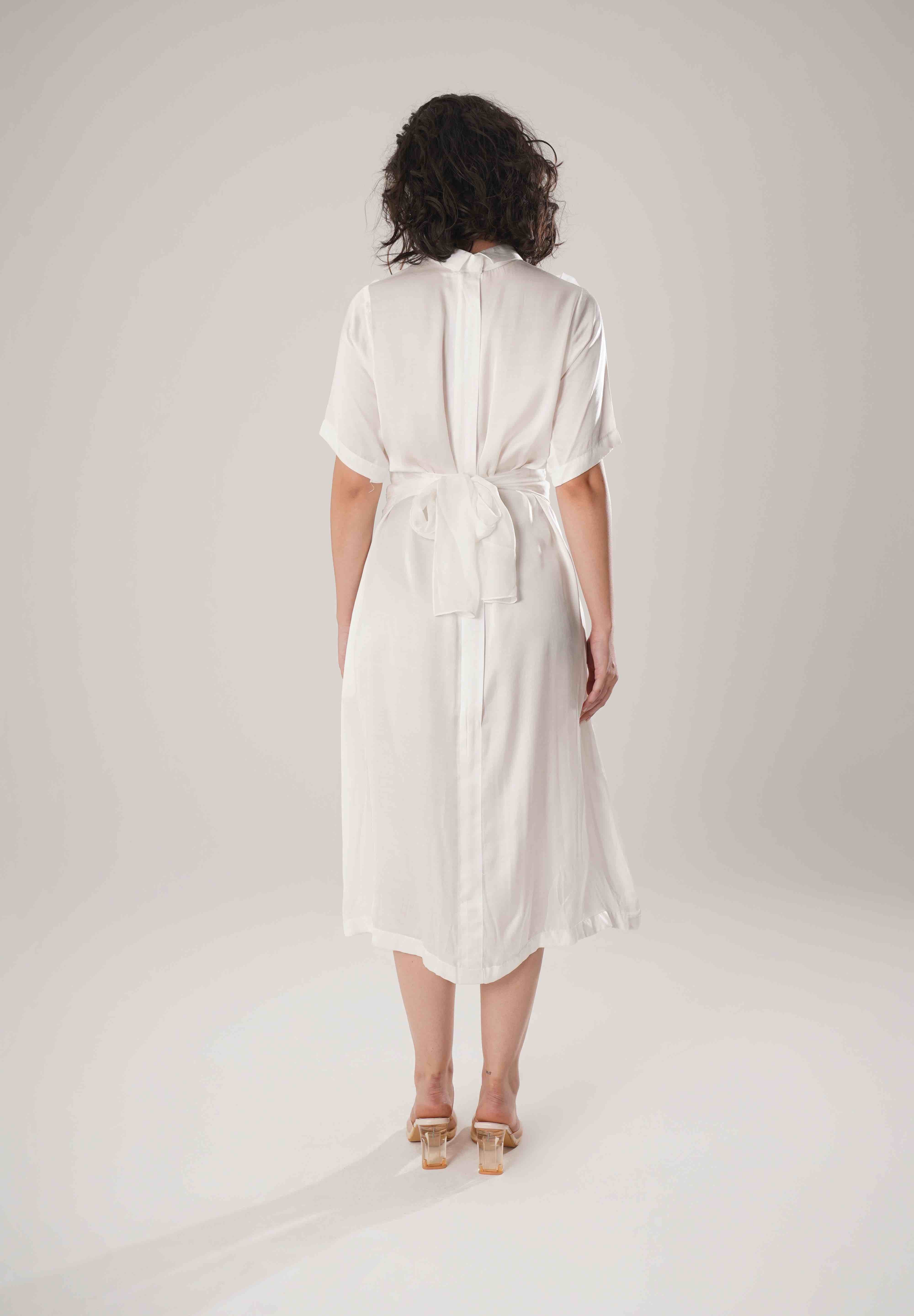 White Corset Dress