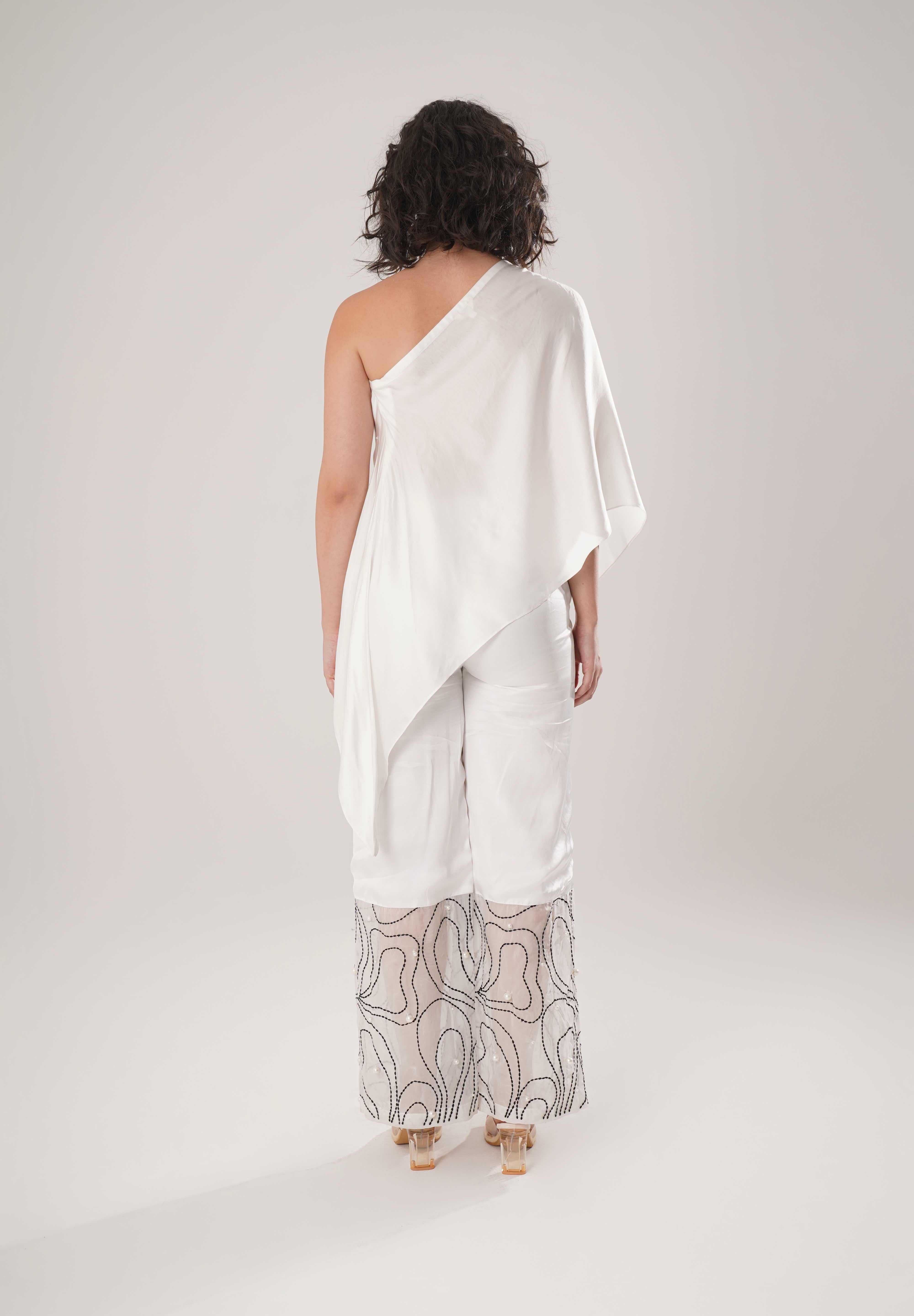 White Buckle Wrap Set