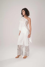 White Off Shoulder Set