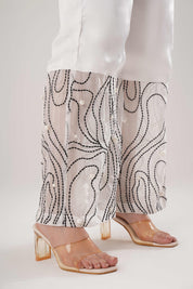 White Pearl Wide Pant