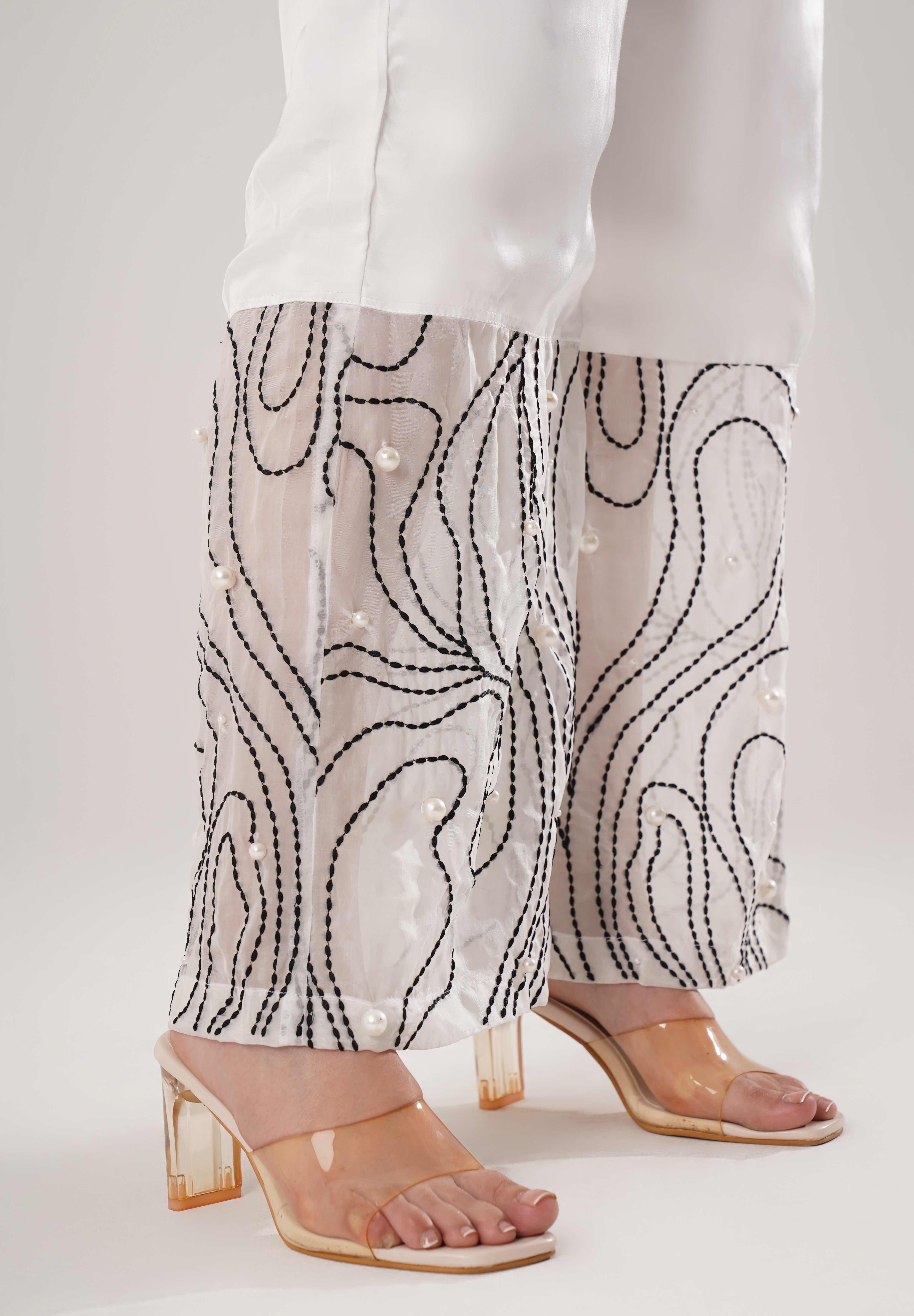 White Buckle Wrap Set