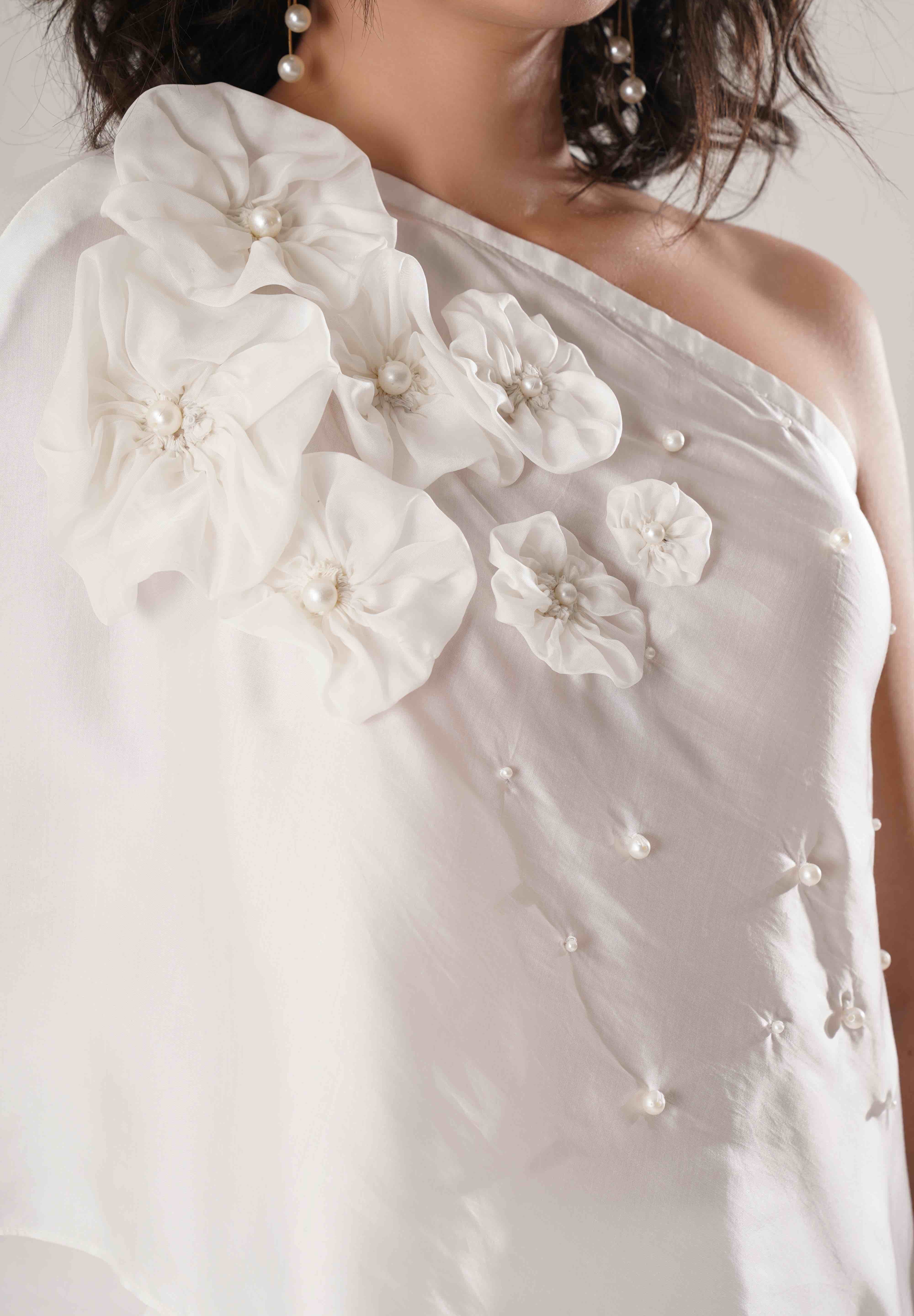 White Off Shoulder Top