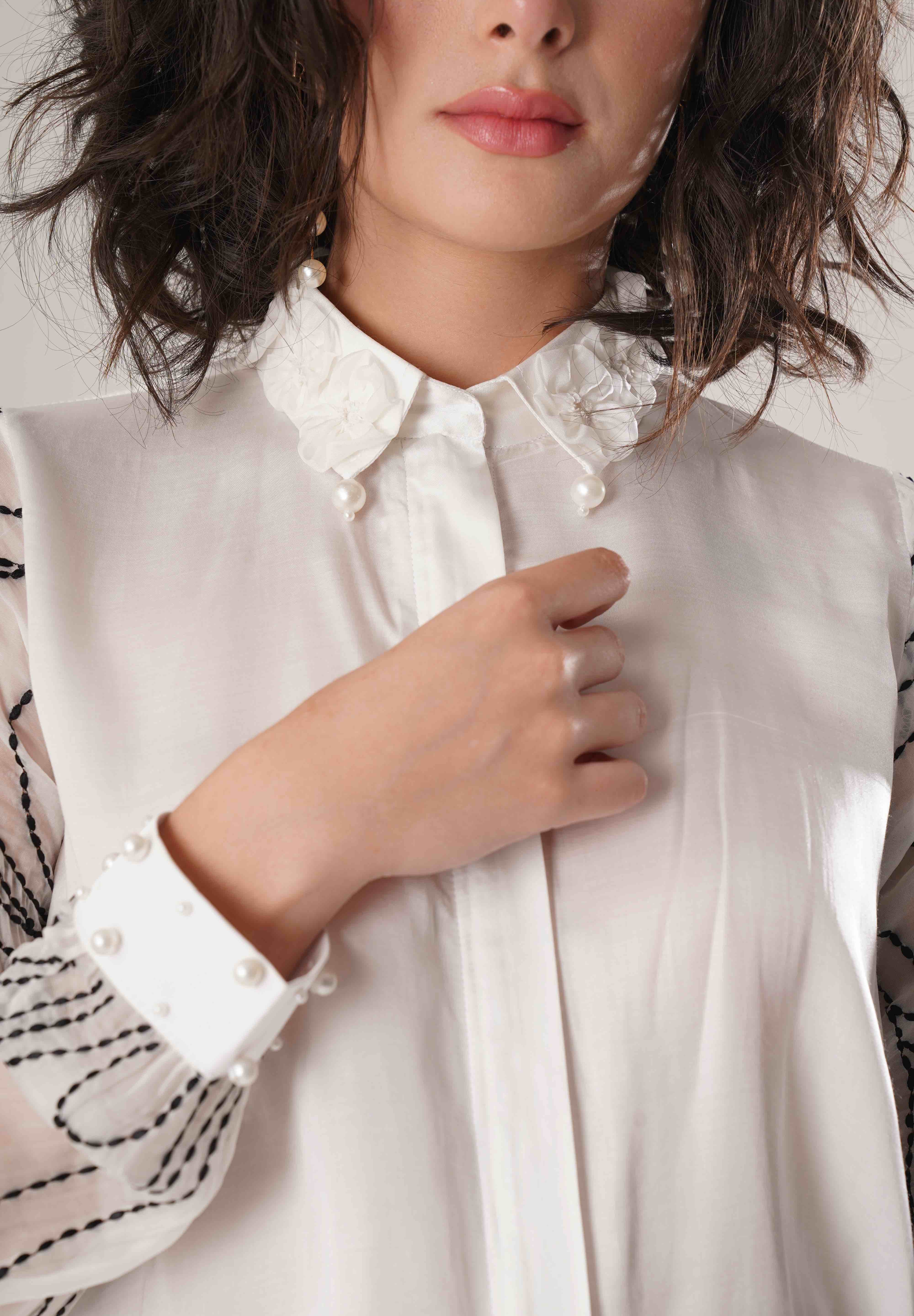 White Buckle Wrap Set
