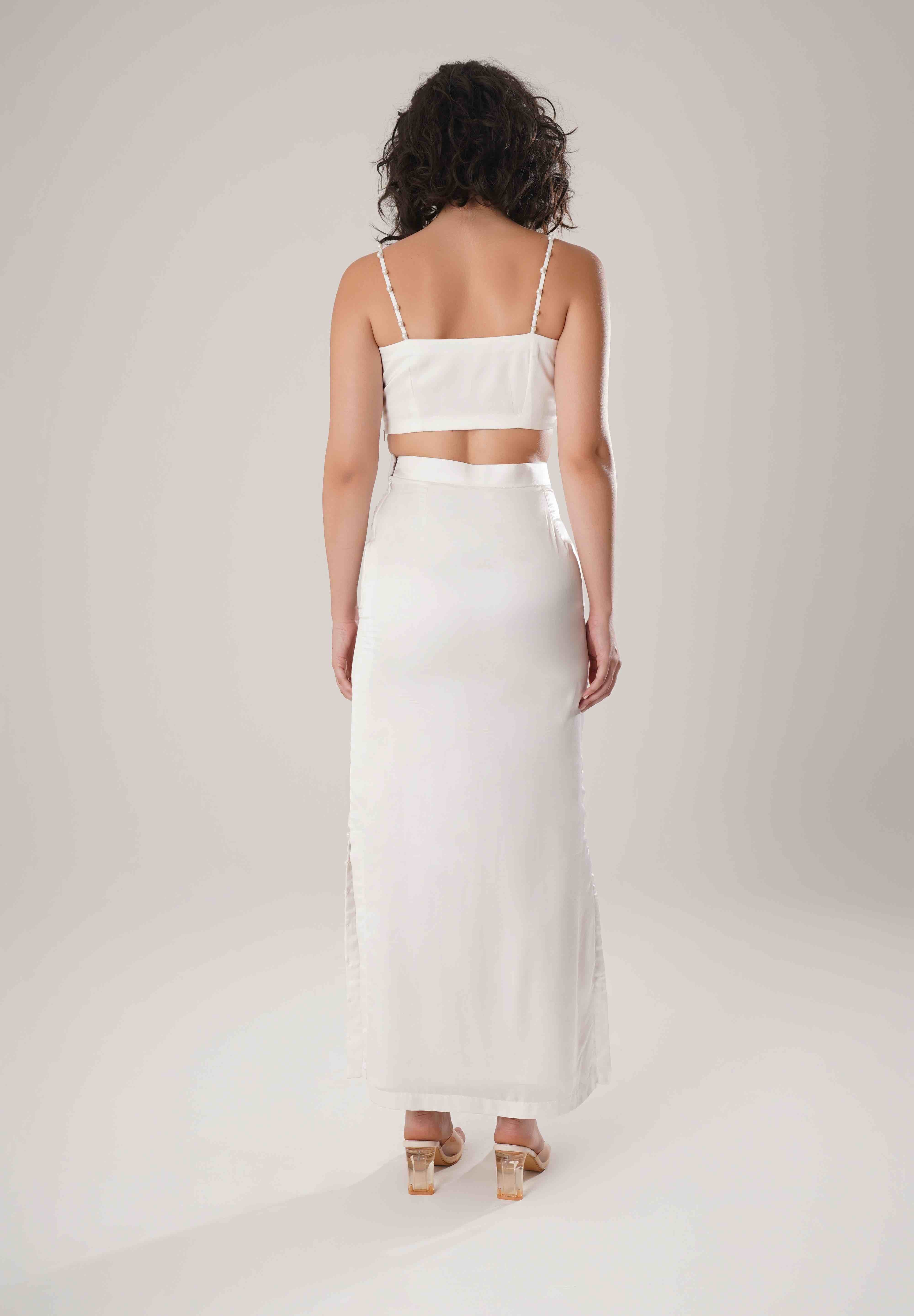 White Long Skirt