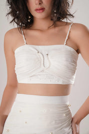 White Bustier
