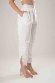 White Narrow Pant
