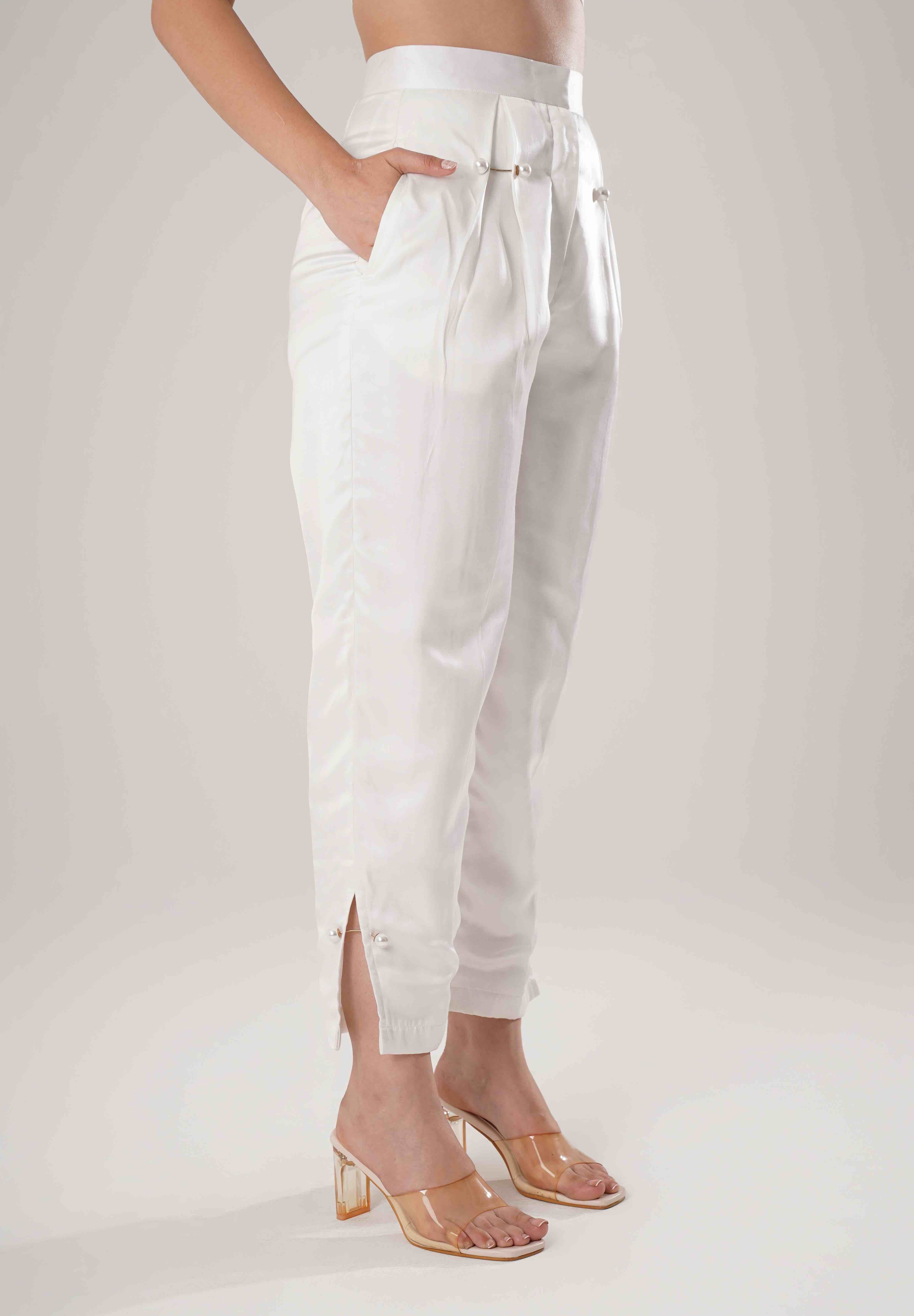 White Kurta Set