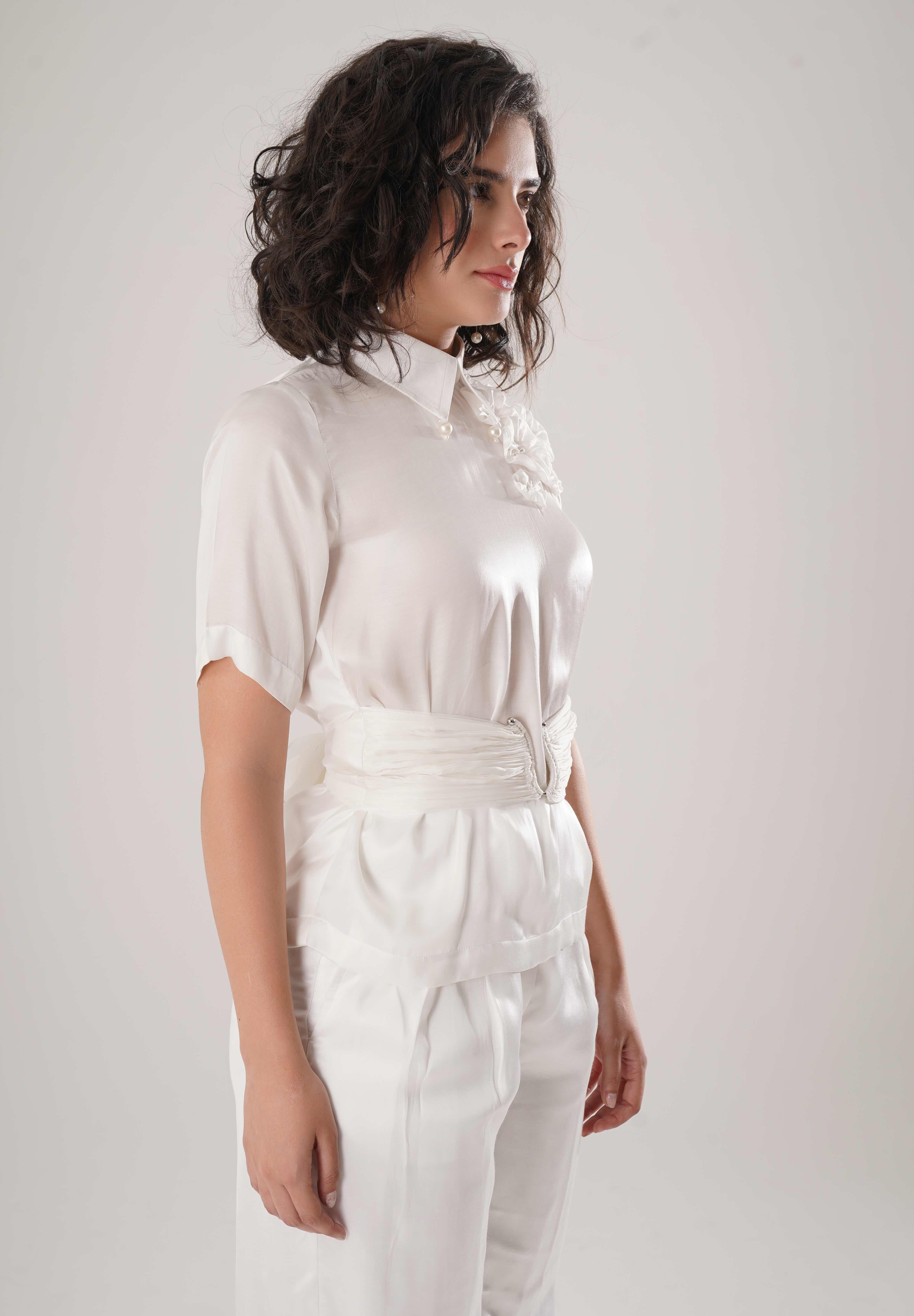 White Corset Set