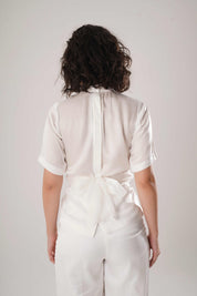White Corset Shirt
