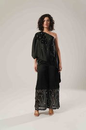 Black Off Shoulder Set