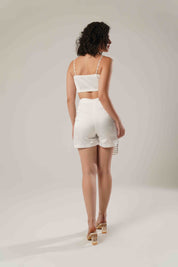 White Skort