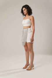 White Skort