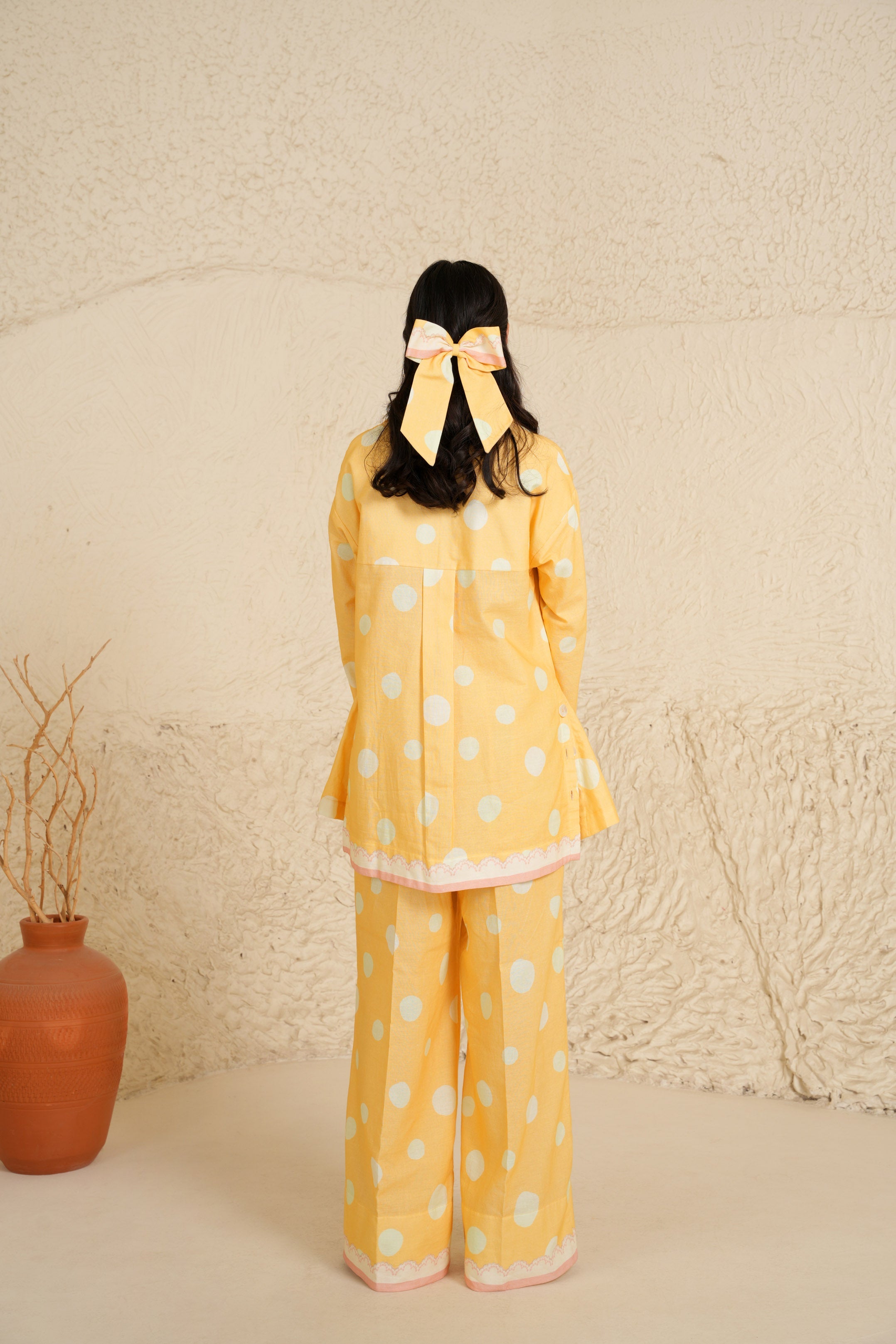Marigold Shirt Tunic Set