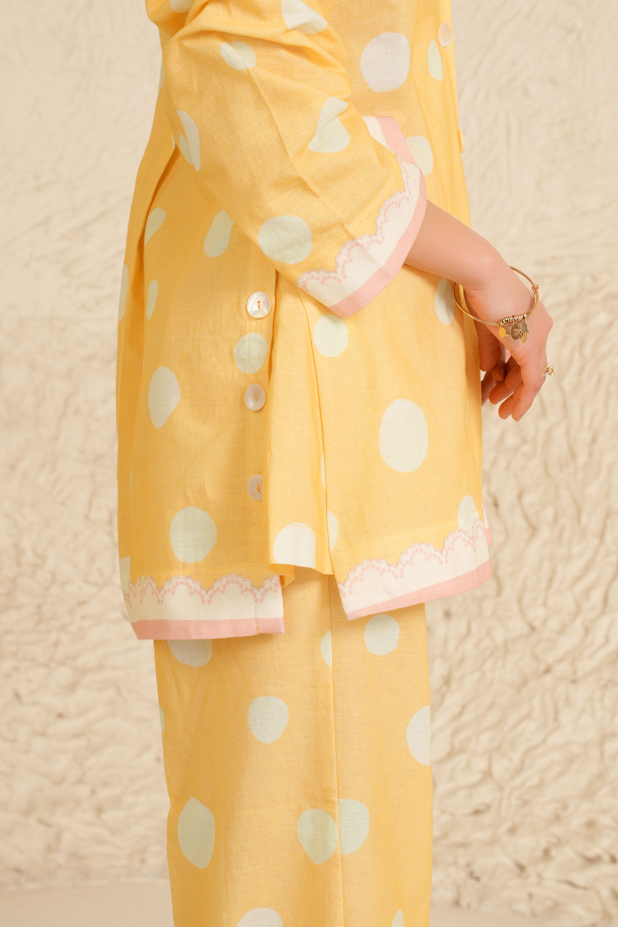 Marigold Shirt Tunic Set