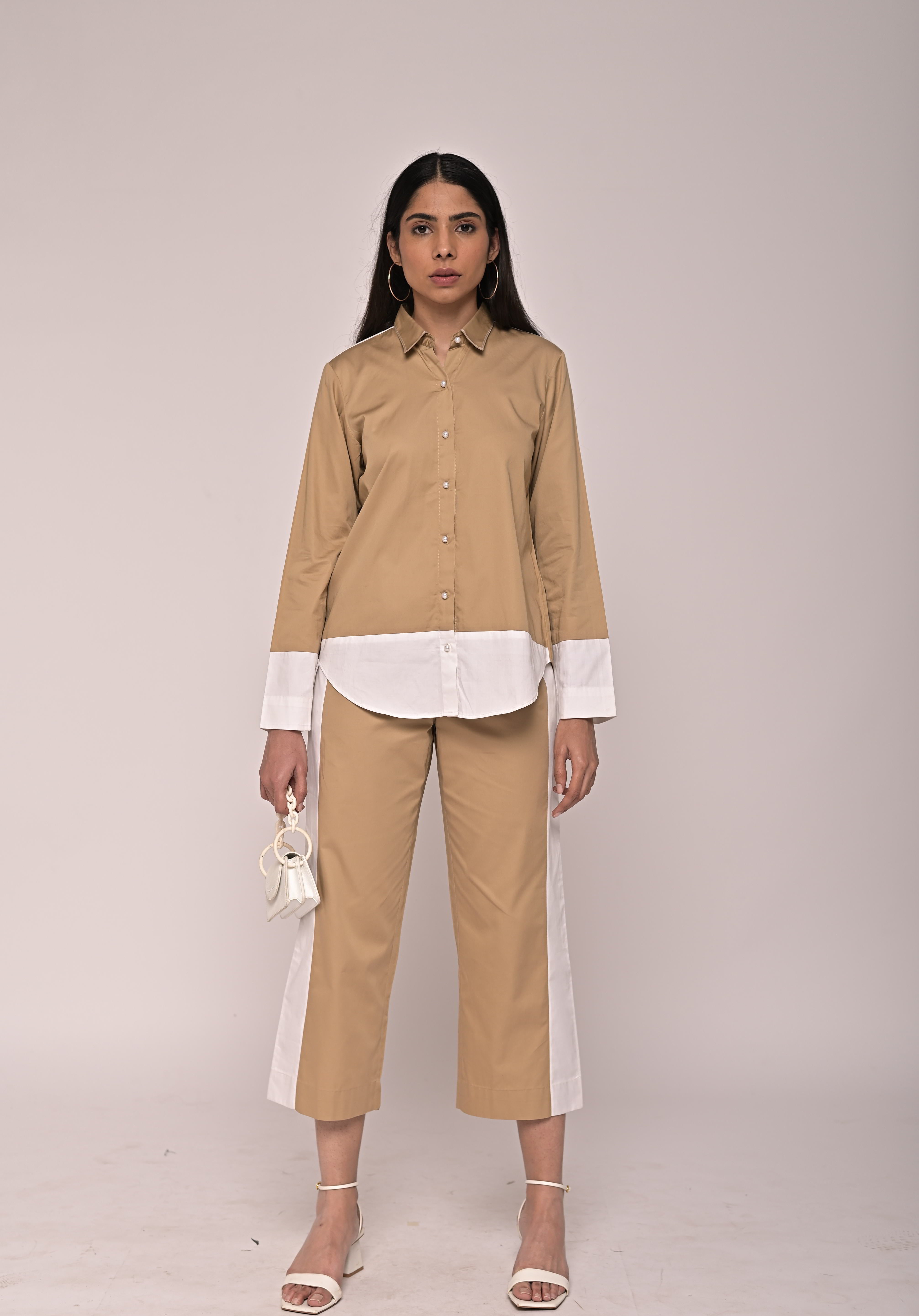 Cut In Half Shirt With Half Pants