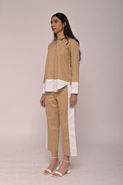 Cut In Half Shirt With Half Pants