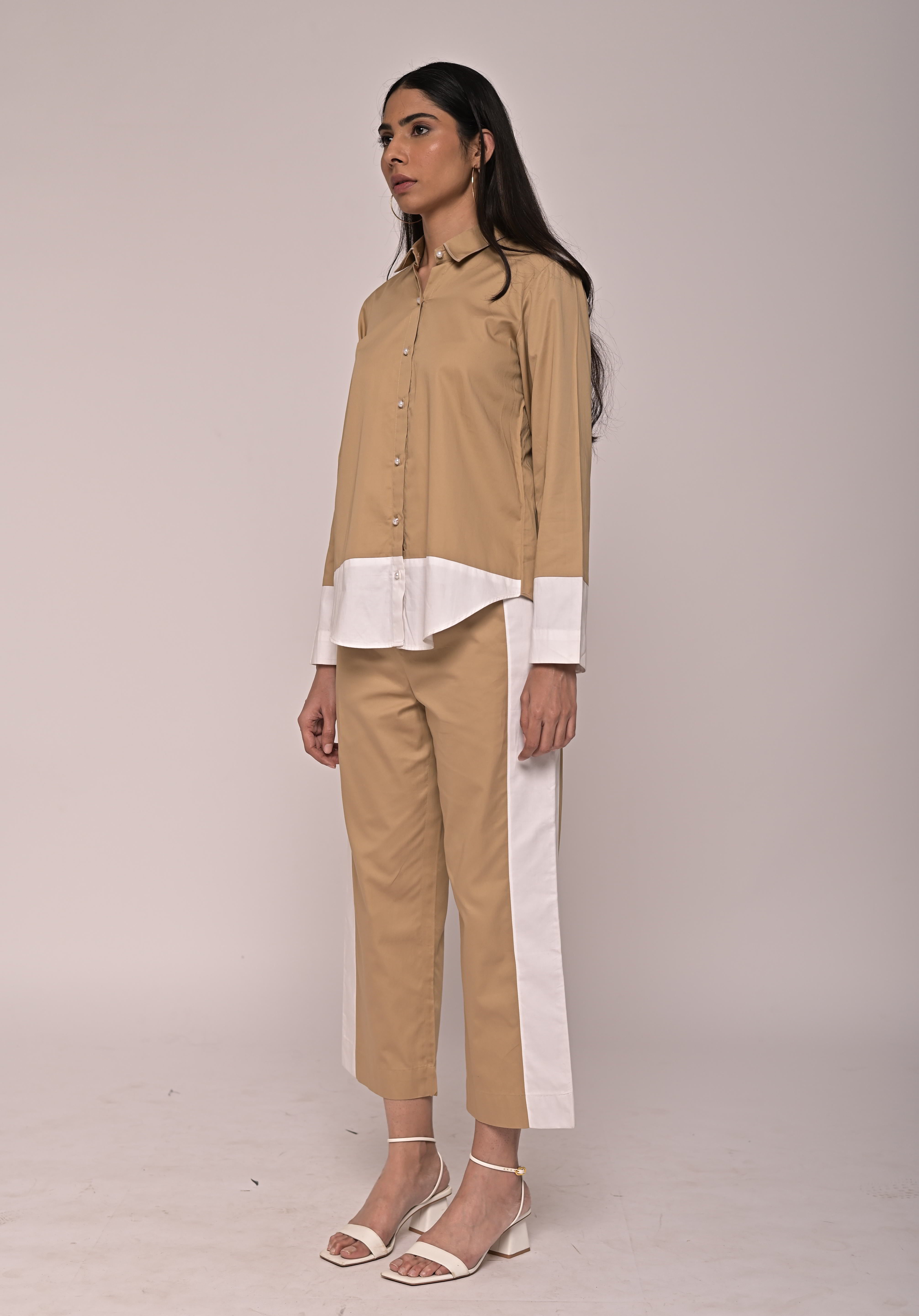 Cut In Half Shirt With Half Pants
