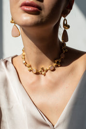 Pink Flora Necklace