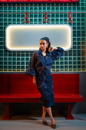 Bidget Shirt & Pencil Skirt Set