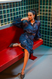 Bidget Shirt & Pencil Skirt Set