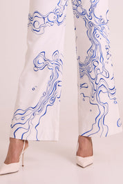 Mikel Blue Tides Top & Pant Set