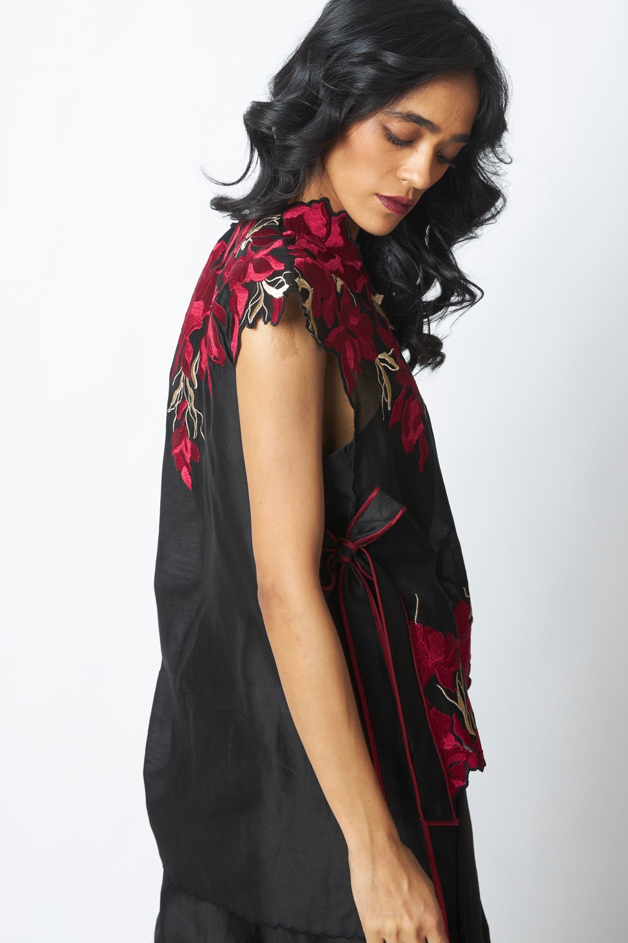 Pilar Floating Cape with Inner & Pants