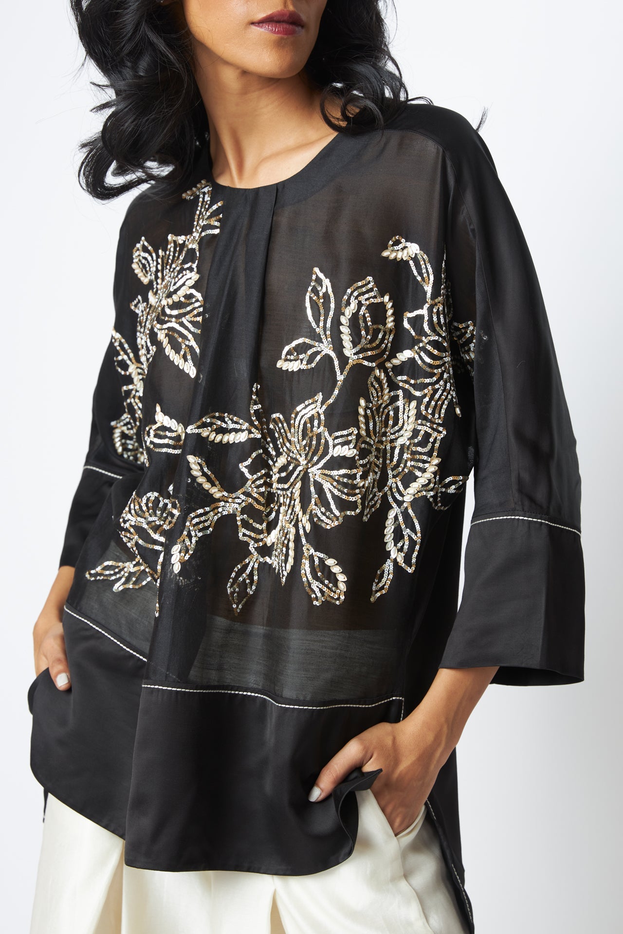 Munmun Starlit Sheer Top & Pants