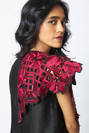Monica Shoulder Bib Ladder Dress