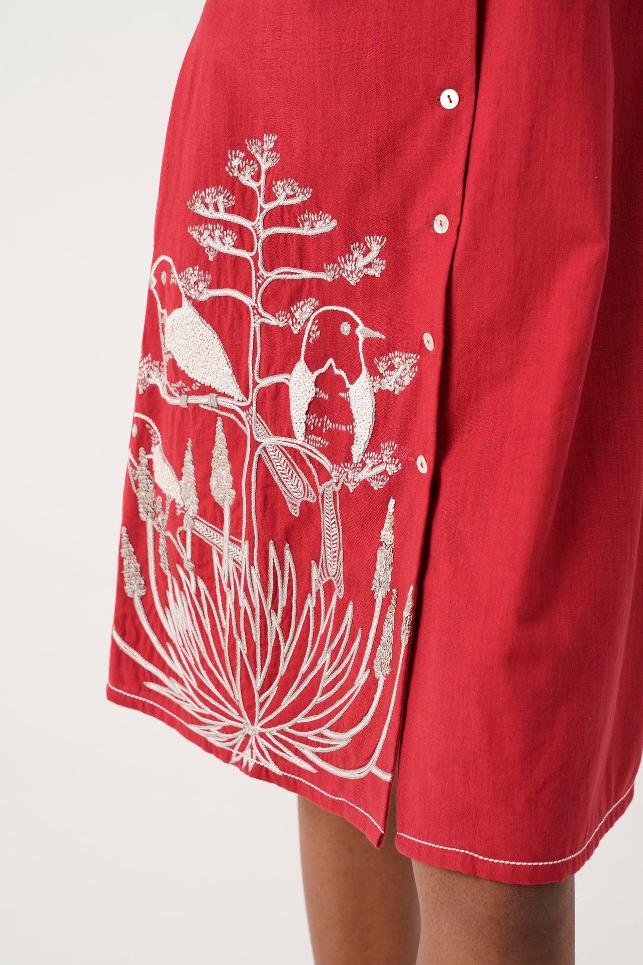 Madder Taiwo Embroidered Shirt Dress