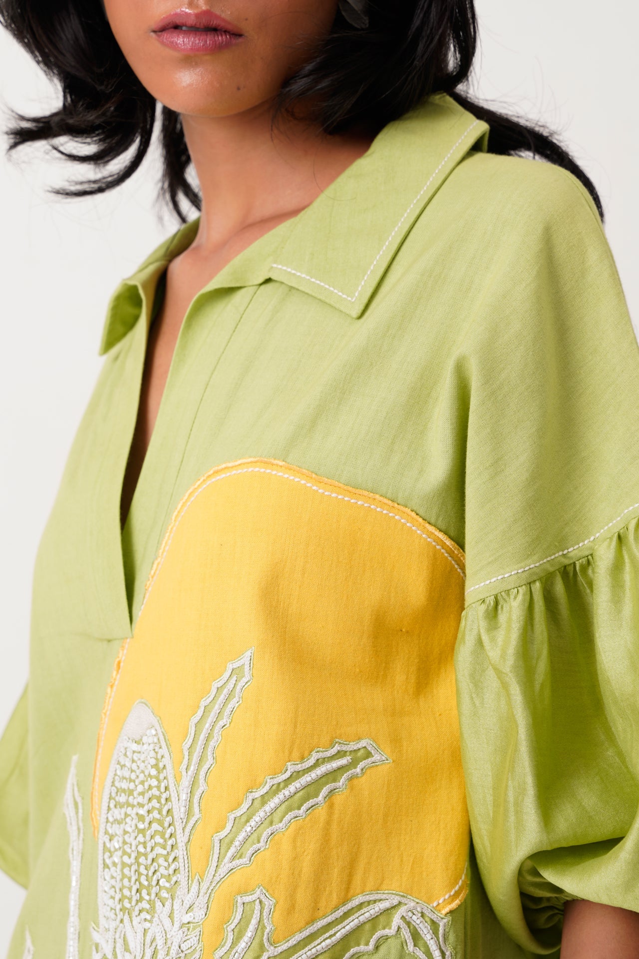 Multi Oaks Cornfield Midi Dress