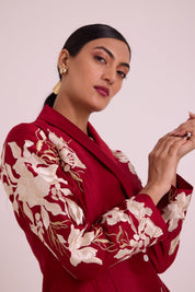Vasco Flap Floral Blazer & Pants